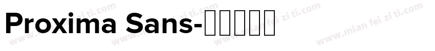 Proxima Sans字体转换